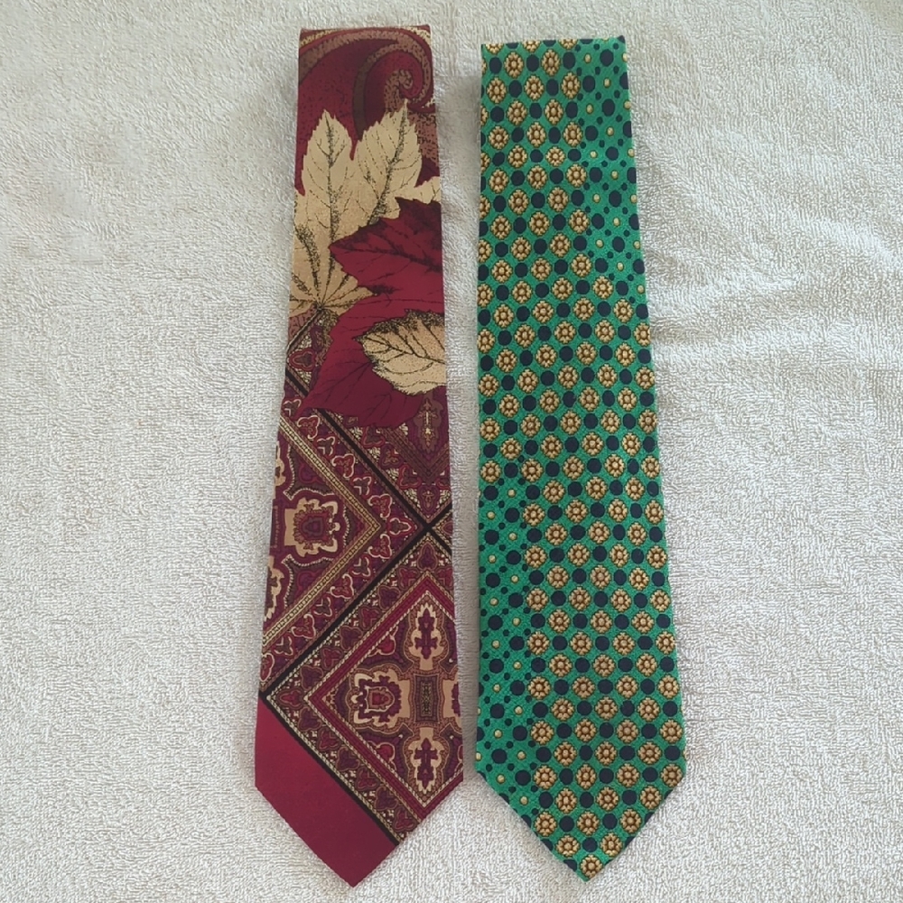 Vitaliano Pancaldi Lot of Two (2) Men's Neck Ties